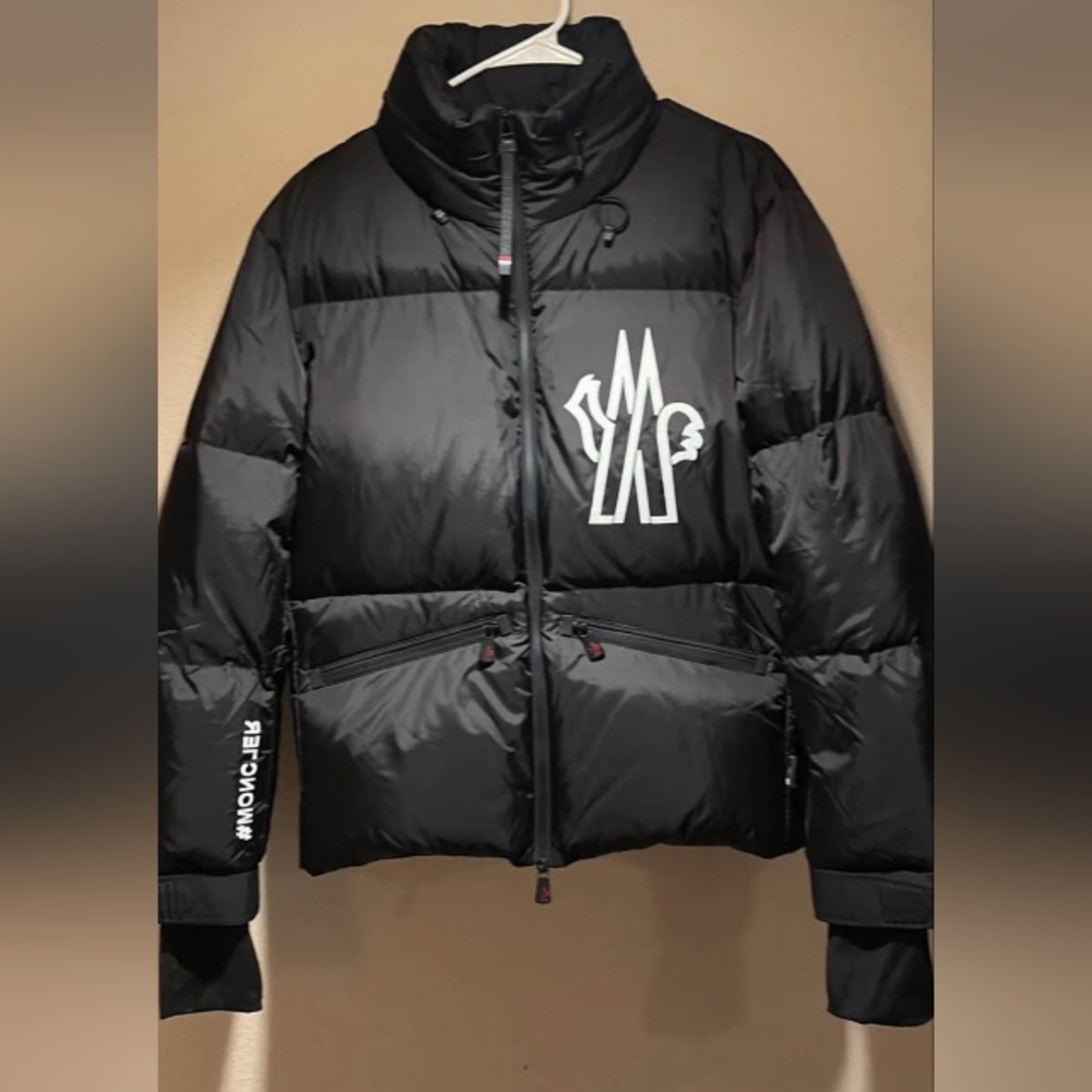 Men's Moncler Grenoble Black Puffer Jacket Sz M